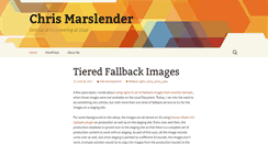 Desktop Screenshot of chrismarslender.com